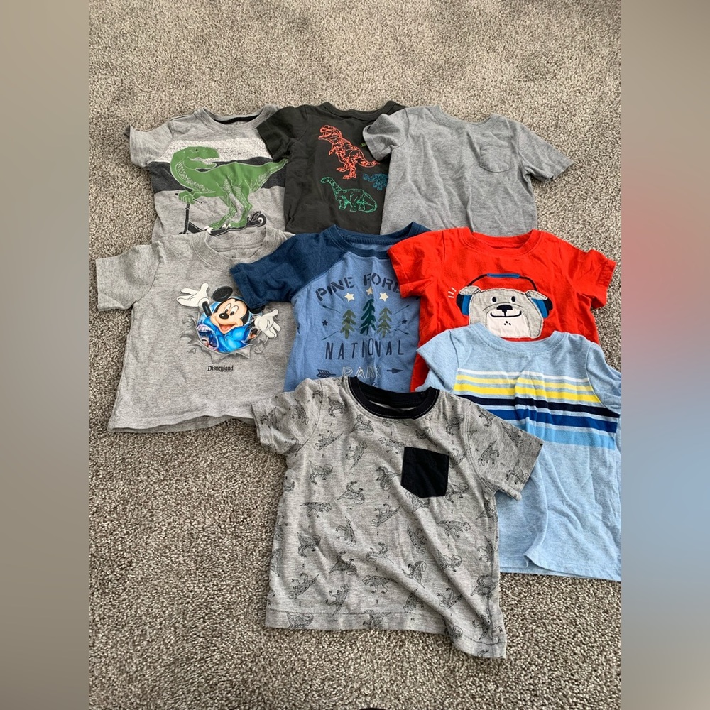 Boys 2T/24months short sleeve shirts bundle